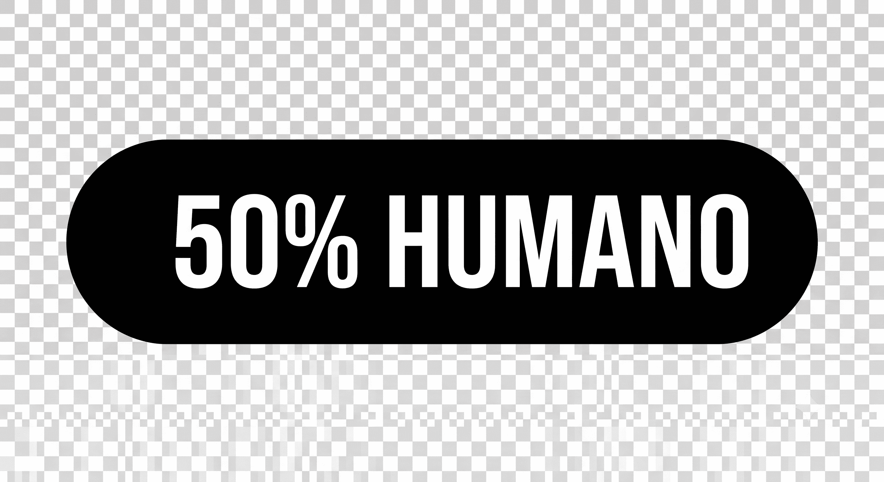 Sello: 50% humano